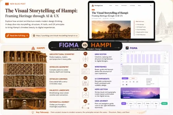 "Hampi Architecture vs Figma Design Grid Comparison"।